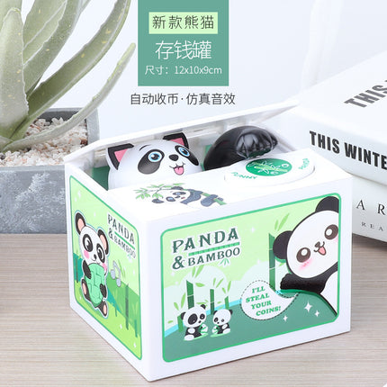 Cute creative money cat piggy bank children's toys greedy cat electric piggy bank stealing cat piggy bank coins