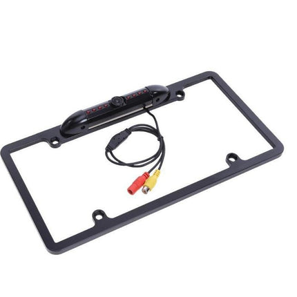 Cross-Border Amazon Us License Plate Frame Reversing Rear View Camera License Plate Frame Infrared Light Night Vision Car Camera