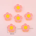 a pack / Flower snow bud color 26mm aperture about 3mm 4