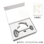 Beauty double-ended roller + large scraping board + box
