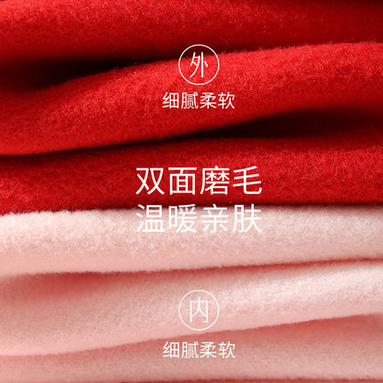 Couple double-sided brushed seamless thermal underwear men and women suit autumn and winter fleece-lined thickened autumn clothes long pants bottoming