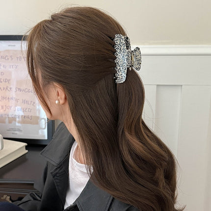 French New Style Simple Elegant Elegant Acetic Acid Grab Clip Simple Retro Back Head Hair Shark Clip Hairpin Hair Accessories