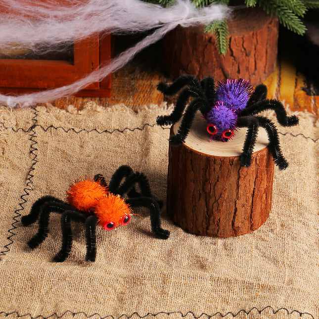 Cross-border Halloween Spider Hairpin Ghost Festival Children's Adult Party Decoration Props Funny Spider Clip Hair Accessories