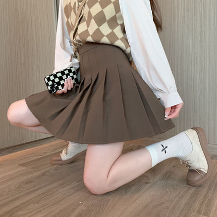 Pleated Skirt for Women 2026 Summer New Style Elegant Little Chanel Style Casual High-Waisted Fashionable Petite Suit Half Skirt
