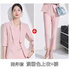 Light pink suit + pants / S