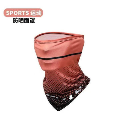 Sun Protection Ice Sleeve Set Cross-Border Ice Silk Sleeve Mask for Driving and Cycling European and American Style Men's Special Sun Protection for Construction Sites