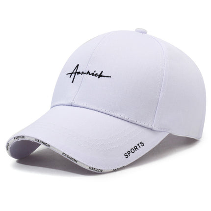 Four Seasons New Versatile Baseball Cap Deep Crown Wide Brim Polyester Cotton Peaked Cap Women's Face-Slimming Sun Protection Hat Sunshade Hat
