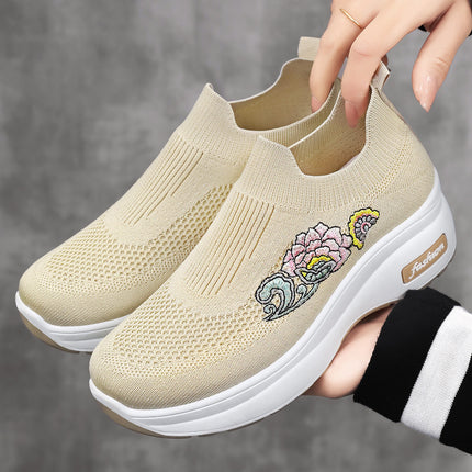 Women's Shoes Spring New Lightweight Platform Casual Shoes Women's Height-Increasing Shoes Versatile Thick-Soled Shoes Foreign Trade Women's Shoes