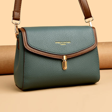 Bag women's bag 2024 new fashion small bag messenger bag middle-aged shoulder bag women's bag satchel a generation of hair