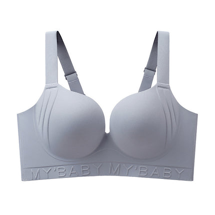 Large Chest Small Gathered Anti-Sagging Underwear Women's plus size Adjustable Straightening Bra