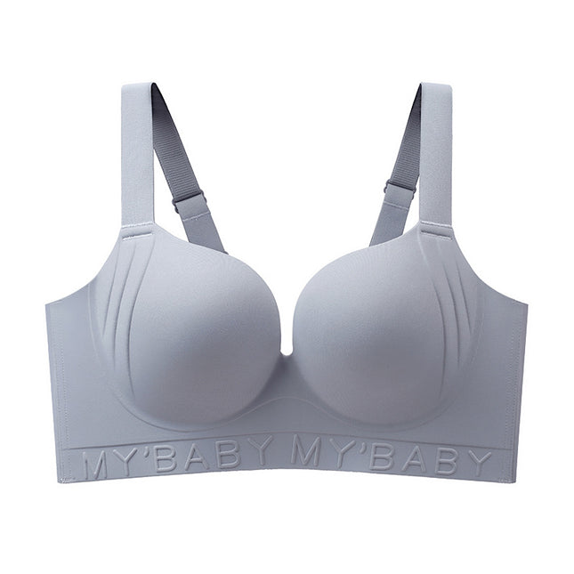 Large Chest Small Gathered Anti-Sagging Underwear Women's plus size Adjustable Straightening Bra