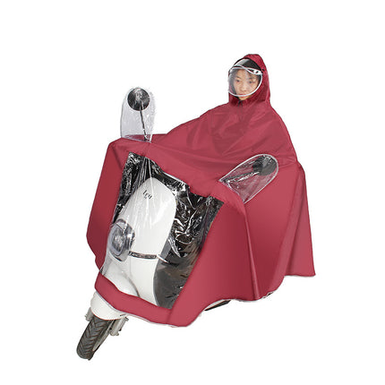 Electric Vehicle Raincoat, Battery Vehicle, Motorcycle, Adult Single/Double Person, Enlarged Full-Body Rain Poncho, Stylish, Enlarged and Widened