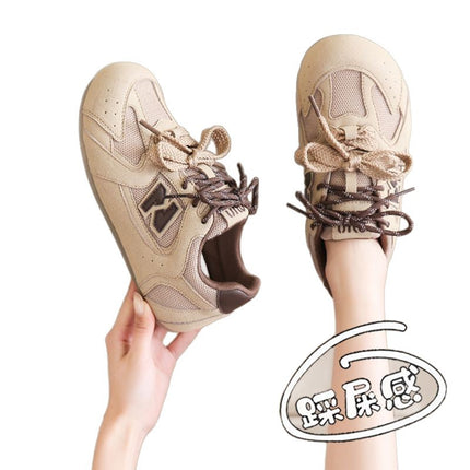 Super Soft Sole German Training Shoes for Women, 2025 Summer Model, Breathable Mesh, Mango Toe, Wide Foot, Flat Sole, Maternity Shoes