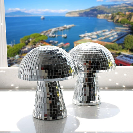 Mushroom Disco Ball Mushroom Disco Ball mirror reflective Mushroom ornaments cross-border new product