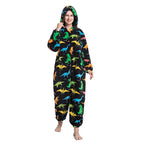 Multicolor Dinosaur-Jumpsuit / S suitable for height 145-155
