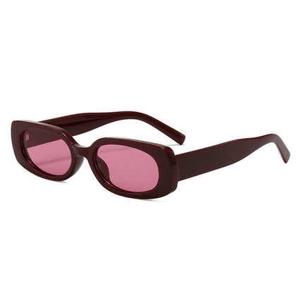 New Stylish Casual Simple Square Small Frame Sunglasses Ins Outdoor Fashion Driving Anti-Uv Sunglasses Trend