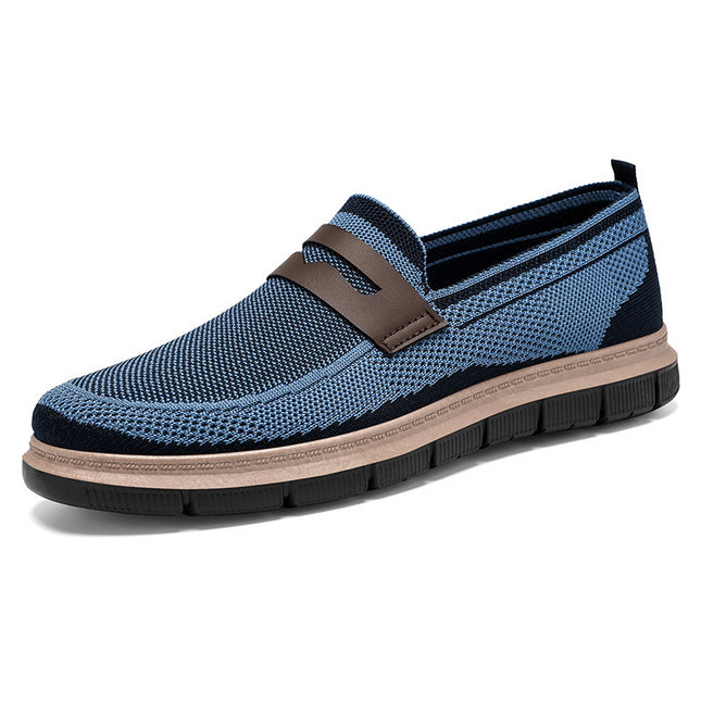 Men's Shoes Summer New Cross-border sneakers British Style Casual Shoes Lazy Slip-on Dad Shoes All-match Single-layer Shoes