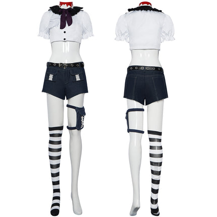 Manshi research suspenders angel cos pandi/stedo towel policewoman Stocking hand-made the same clothing European and American spicy