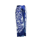 Navy blue gauze skirt / Free size
