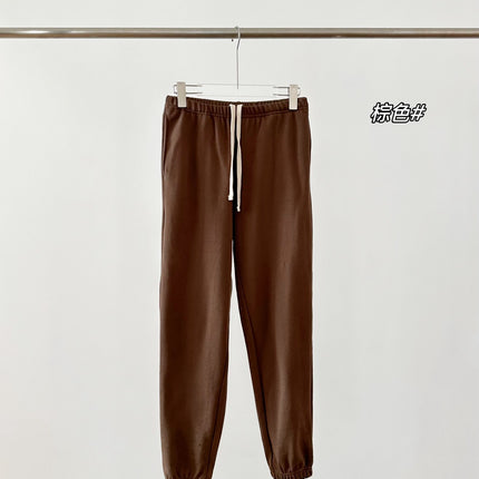 Popular Spring New Dopamine Color Sweatpants Solid Color Versatile Casual Slimming Terry Women's Sports Pants
