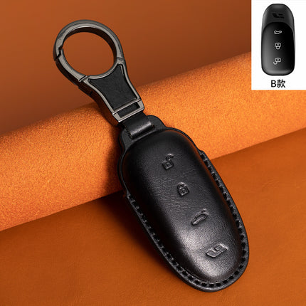 Suitable for Ideal L9 Key Cover L8 Car 2024 L7 L6 Ideal One Genuine Leather First Layer Cowhide Vegetable Tanned Leather