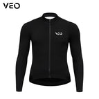 Men's warm cycling jacket - black / M