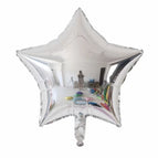 10inch silver five-pointed star