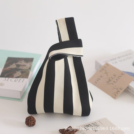 110g Baby Birthday Gift Bag Holiday Knitted Gift Bag Kidsren's First Birthday Party Handbag Gift Knitted Bag
