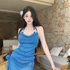 Blue four-piece set / M