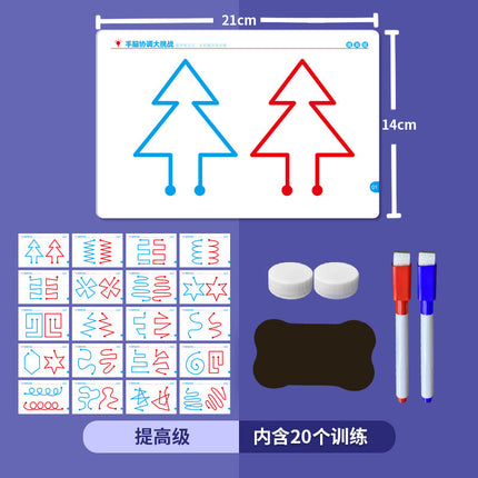 Left and Right Brain Development Toys for Young Children Whole Brain Thinking Training Concentration Attention Fine Movement Exercise Teaching Aid