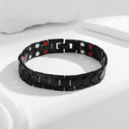 Black 1.2cm wide small football hexagon