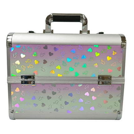 2023 new spot wholesale casual cosmetic case pvc manicure case two-layer large capacity portable cosmetic case