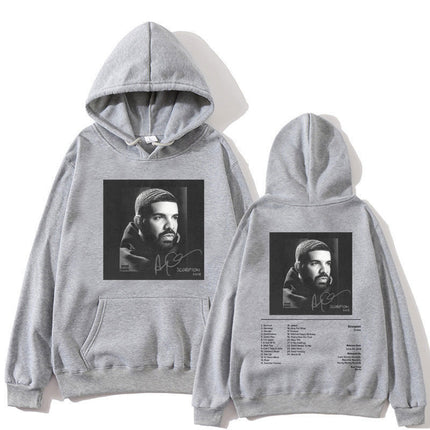 [Cross-Border Code] Rapper Drake Scorpion Music Album Print Hoodie