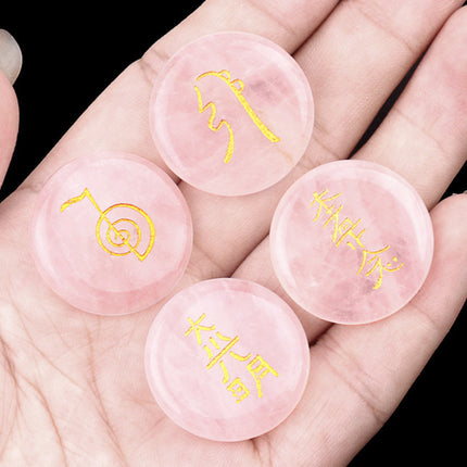 Reiki Great Light Symbol Amethyst Agate Stone Power Balance Improvement