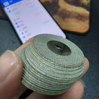 50mm gold steel grit cutting piece [6mm hole]]
