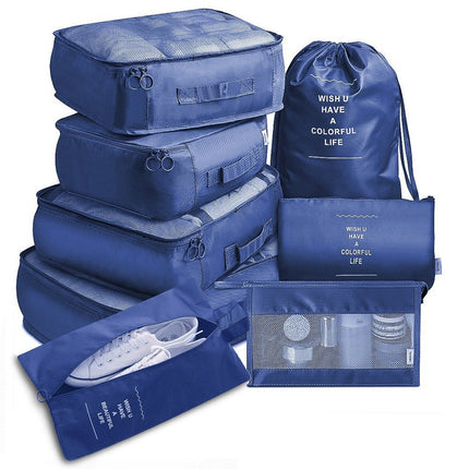 Travel Twill Storage Bag, Seven-Piece Set, Eight-Piece Set, Nine-Piece Set, Clothing Sorting Bag, Travel Storage Bag