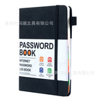 Foreign trade strap password book-black