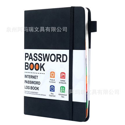 Amazon Cross-border Code Book English Address Book Phone Book in stock Strap b6 Notebook Subsite Record Book