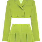 Light green suit / S