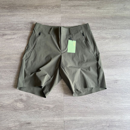 Curly flat! Men's Outdoor Seamless Adhesive Quick-drying Breathable Suit is Joker Water-repellent 3D Stand-up Cut Casual Shorts