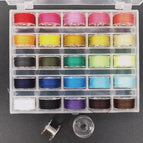 Plastic bobbin with wire 25 pieces per box (ordinary)