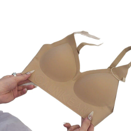 Special Liquid Foundation Invisible Traceless Underwear Women's Rimless Small Chest Gathering Anti-Light Artifact Comfortable Beautiful Back Bra