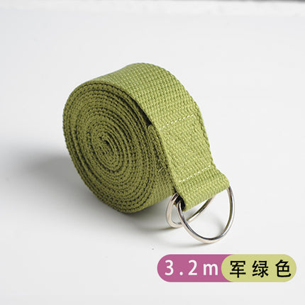Yoga training belt stretch belt multifunctional yoga rope belt 3.2 meters long yoga stretch auxiliary non-elastic