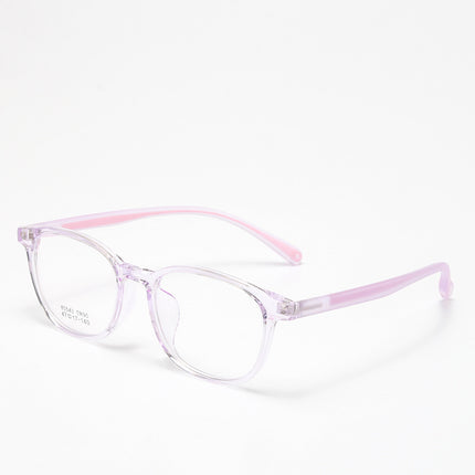In-Stock Youth Eyeglass Frames Tr90 for Primary and Secondary School Students, Square Style, Fresh and Simple Design, Unisex Eyeglass Frames and Lenses