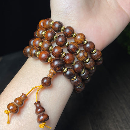 Black Rosewood Apple beads spacer beads accessories Buddha beads bracelet jewelry unisex ethnic style hanfu all-match