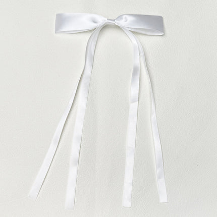 Yang Zi's Same Style Large Retro Ribbon Bow Hairpin for the Back of the Head, Super Fairy Elegant Hairpin Spring Clip Hair Accessory