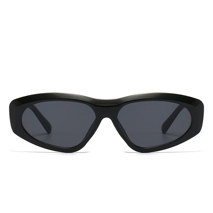 2022 new glasses cat eye small sunglasses European and American ins UV-proof beach simple sunglasses box