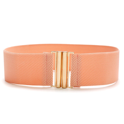 Matching Dress Fashion Women's Wide Waist Seal Elastic Belt All-match Women's Wide Belt Decoration Wholesale