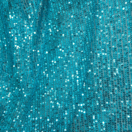 3mm straight sequins embroidered stretch mesh vertical embroidered beads fabric dress wedding dress stage clothing fabric wholesale