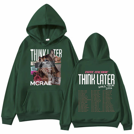 Tate Mcrae the Think Later World Tour 2024 Tour Hoodie Haraj